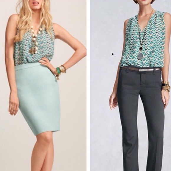 CAbi Tops - CAbi Tweet Top Bird Print